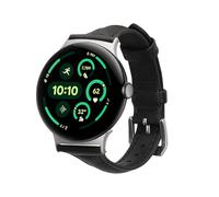 kwmobile Leather Strap for Google Pixel Watch 3 45mm / Watch 4 45mm Watch Strap - Fitness Tracker Replacement Watch Band - Sports Wristband with Clasp