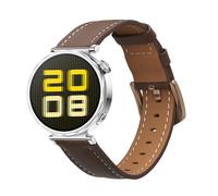 kwmobile Real Leather Watch Strap Compatible with Huawei Watch GT5 41mm / GT5 Pro 42mm - Fitness Tracker Replacement Sports Wristband with Clasp