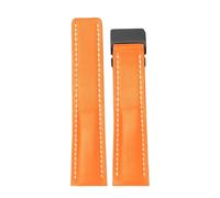 Leather Watch Straps for BREITLING Superocean Avenger Blackbird Seawolf | Genuine Replacement Bands Stainless Steel Buckle Quick Release Sport Diving Men