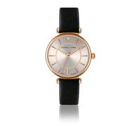 Leather watch woman Isabella Ford Sophia Noir 32 mm