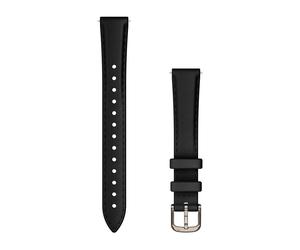 Leather watchband Garmin Lily® Noir 14 mm