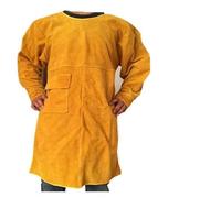 Leather Welder Welding Clothing Flame Retardant Overalls Apron Metal Protect Suit(L)
