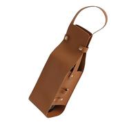 Leather Wine Bag, Wine Bag,Wine Carrier Bags for Single Bottle | Bottle Holder with Handle, Liquor Bottle Holder, Carrying Case, Travel Bag for V Bottle, brown, riferimento alla descrizione