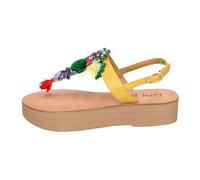 Leather Women's Sandals Stylish Comfortable - female - Coral Blue - Flat Sandals - Multicolor - 7 UK - Shoes 7 UK