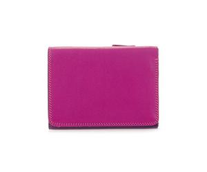 Leather women's Wallet MYWALIT - Small Tri-fold Wallet - 106-75 Sangria