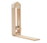 Leather Wood Clip, Sewing Clips Wood Stitching Pony DIY Hand Stitching Leather Stitching Pony Horse Clamp with 4* Sand Strips & Papers, for DIY Leathercraft Sewing Stitching