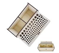 Leather Working Tool Box Wooden Tool Storage Box Repair Plier Craft