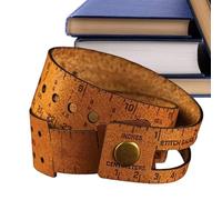 Leather Wrap Ruler - Sewing & Craft Tool Adjustable Measuring Band with Clear Tape Measure Cuff for Sewing Leather Craft Tool | Ot