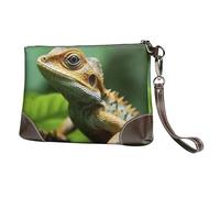 Leather Wristlet Clutch Purse For Women Ladies Cell Phone Pouch Bag Clutch Wallet Animal Lizard Zipper Handbags Purse Gifts For Women