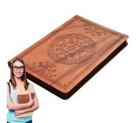Leather Writing Journal, 288 Page A5 Lined Notebook, 5.59x8.07 Inches Daily Diary, Premium Bound Stationery, Professional Hardware with Vintage Style, Creative Accessory for Women and Men