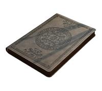 Leather Writing Journal, 288 Page A5 Lined Notebook, 5.59x8.07 Inches Daily Diary, Premium Bound Stationery, Professional Hardware with Vintage Style, Creative Accessory for Women and Men