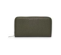 Leather Zip Wallet with Card Slots - female - Orciani - Wallets & Cardholders - Green - ONE SIZE - Accessories ONE SIZE