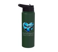 Leatherback Sea Turtle Conservation Endangered Stainless Steel Insulated Water Bottle