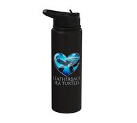 Leatherback Sea Turtle Conservation Endangered Stainless Steel Insulated Water Bottle