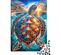 Leatherback Turtle 1000 Piece Jigsaw Puzzle with Whimsical Design - A Charming Challenge for Adults And Kids Age 14 Years Up52x38cm/1000pcs