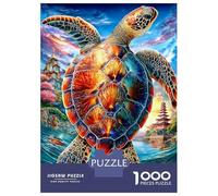 Leatherback Turtle Jigsaw Puzzles for Adults Kids. 1000 Pieces Impossible Puzzle Challenge Toy 52x38cm/1000pcs