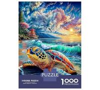 Leatherback Turtle Puzzle 1000-Piece for Adults And Kids, Difficult Jigsaw Puzzle, Challenging & Relaxing Gift 52x38cm/1000pcs