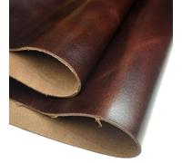 Leathercloth Material,Leather Fabric,Leather Piece 1.8-2.0 Oil Tanned Leather Leathercraft Vintage Leather Piece Cowhide First Layer Material Leather(10x10cm)