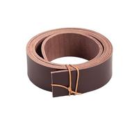 Leathercloth Material,Leather Fabric,Leather Strap Belt Blank Strip Genuine Cowhide Tooling Veg Tanned Leather Shoulder & Butt Craft Hand Making Belt Tag(Reddish Brown,19mm0.75inch)