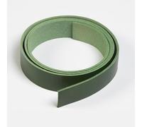 Leathercloth Material,Leather Fabric,Leather Strap Belt Blank Strip Genuine Cowhide Tooling Veg Tanned Leather Shoulder & Butt Craft Hand Making Belt Tag(Green,14mm0.55inch)