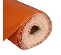 Leatherette Vinyl Upholstery Fabric Fire Retardant FR Faux Leather A4 A5 Sheets (Orange, A4 Sheet)