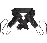 Leatherlook Authentic Western Double Holster and Belt
