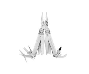 Leatherman 2H Wave+ Multi-Tool - 18-in-1 Heavy-Duty Stainless Steel Tool with Blades, Pliers & Wire Cutters, Stainless Steel
