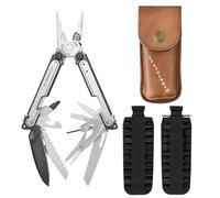 Leatherman ARC Multi-Tool, Sheath & Bit Kit Bundle - 20-Tool Multi-Tool with MagnaCut Steel Blade, Brown Medium Heritage Leather Holster and 42-Tool Bit Kit