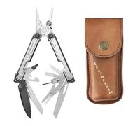 Leatherman ARC Multi-Tool & Sheath Bundle - 20-Tool Multi-Tool with MagnaCut Steel Blade and Brown Medium Heritage Leather Holster