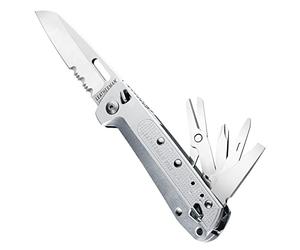 Leatherman Free K4X Multi-Tool with 9 Built-In Tools with All-Locking Features, Multipurpose Camping and Survival Tool, Made in the USA