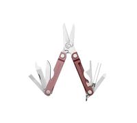 Leatherman Micra, Heathered Blush | Stainless Steel Keyring Multi-Tool with Scissors & 9 Tools
