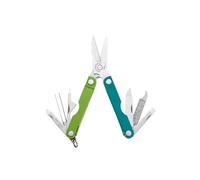 Leatherman Micra - Stainless Steel Keyring Multi-Tool with Scissors & 9 Tools, Teal Twist