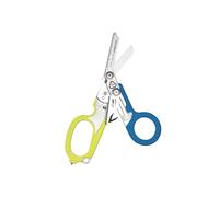 Leatherman Raptor Rescue, Blue/Yellow with Utility Holster | Folding Shears with Strap Cutter & Glass Breaker