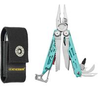 Leatherman Signal Multi-Tool - 19 Tools for Camping & Survival, Light Blue