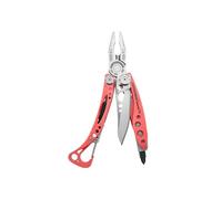 Leatherman Skeletool CX, Stainless Steel, Guava | 7-in-1 Camping & Survival Multi-Tool, Made in USA