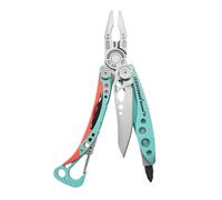 Leatherman Skeletool CX, Stainless Steel, Paradise | 7-in-1 Camping & Survival Multi-Tool, Made in USA