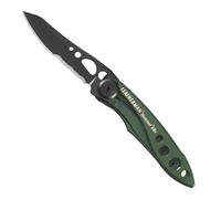 Leatherman Skeletool KBx - Versatile Combo Knife Blade, Built-in Bottle-Opener, 420HC Stainless Steel, OD Green
