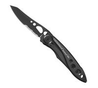 Leatherman Skeletool KBx - Versatile Combo Knife Blade, Built-in Bottle-Opener, 420HC Stainless Steel, Onyx