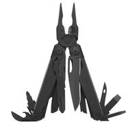 Leatherman SURGE multi tool pliers Pocket-size 21 tools Black black, Stainless steel, Black, 11.5 cm, 335 g, 7.9 cm