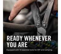 Leatherman Wingman MultiTool 14 Tools with AllFeatures Stainless Stee