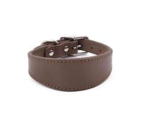 Leathers Greyhounds Collars Soft Padding Wide Collars For Whippets Lurchers Salukis Large Breeds Pet Accessories
