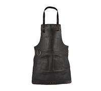 Leathershire Dark Brown Full Grain Leather Apron Butcher -Cook -BBQ -Cooking - Wood work - Cheff - BBq Grill Gift (Chocolate Brown)