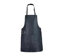 Leathershire Full Grain Leather Apron - Butcher, Chef, BBQ, Cooking, Woodworking & DIY Grill Apron - Handmade Gift for Men & Women (Brown)