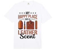 Leatherwork Leather Workers Stamping Working Craft Comfort Colors Adult Heavyweight T-Shirt