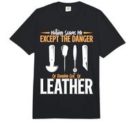 Leatherwork Leather Workers Stamping Working Craft Comfort Colors Adult Heavyweight T-Shirt