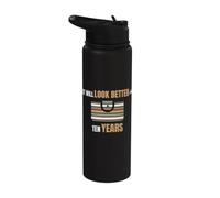 Leatherworking - It Will Look Better in Ten - Leather Craft Stainless Steel Insulated Water Bottle