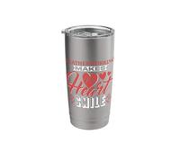 Leatherworking Makes My Heart Smile Stainless Steel Insulated Tumbler