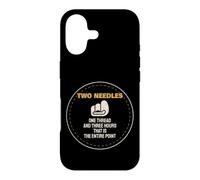 Leatherworking Two Needles One Thread Three Hours Case for iPhone 17