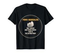 Leatherworking Two Needles One Thread Three Hours T-Shirt