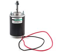 Leatikall DC Motor, 12/24V 30W High Speed CW/CCW Permanent Magnet DC Motor for DIY Generator (24V6000 rev)